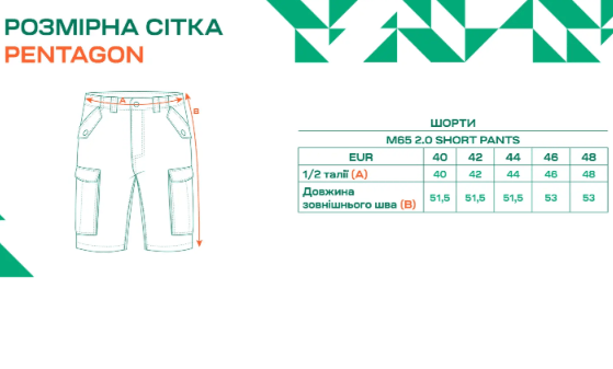 Шорти Pentagon M65 2.0 Short Coyote Фото 4